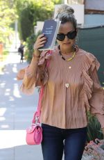 LAETICIA HALLYDAY at Meche Salon in Los Angeles 09/14/2018