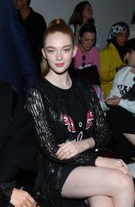 LARSEN THOMPSON at Elie Saab Show at Paris Fashion Week 09/29/2018