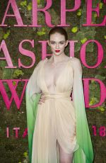 LARSEN THOMPSON at Green Carpet Fashion Awards in Milan 09/23/2018