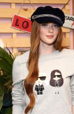 LARSEN THOMPSON at Karl Lagerfeld x Revolve Launch in Los Angeles 08/30/2018