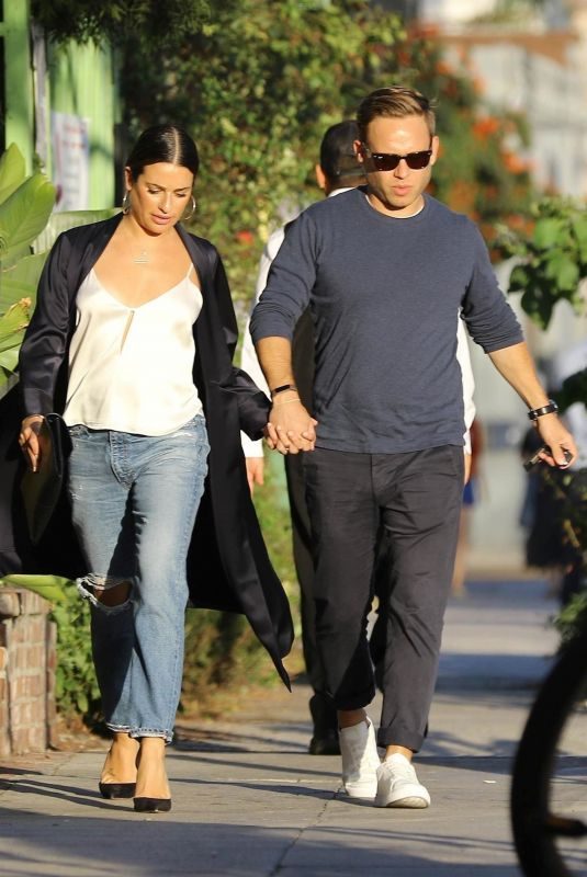 LEA MICHELE and Zandy Reich Out in Santa Monica 09/20/2018