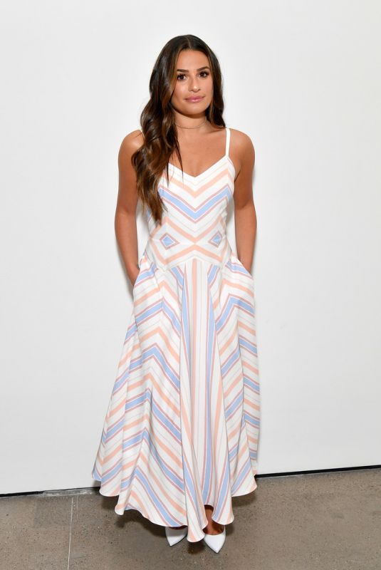 LEA MICHELE at Noon by Noor Fashion Show in New York 09/06/2018