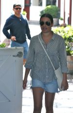 LEA MICHELE Out Shopping at Brentwood Country Mart 09/21/2018