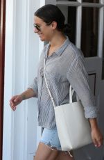 LEA MICHELE Out Shopping at Brentwood Country Mart 09/21/2018