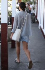 LEA MICHELE Out Shopping at Brentwood Country Mart 09/21/2018