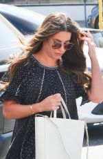 LEA MICHELE Out Shopping in West Hollywood 09/26/2018