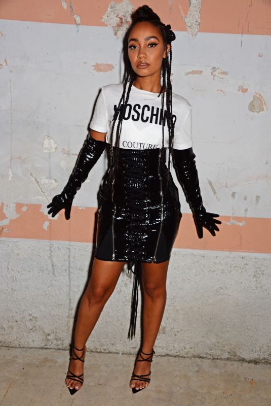 LEIGH-ANNE PINNOCK at Moschino Show at Milan Fashion Week 09/20/2018