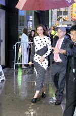 LEIGHTON MEESTER Arrives at Good Morning America in New York 09/25/2018