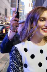 LEIGHTON MEESTER Arrives at Good Morning America in New York 09/25/2018