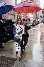LEIGHTON MEESTER Arrives at Good Morning America in New York 09/25/2018