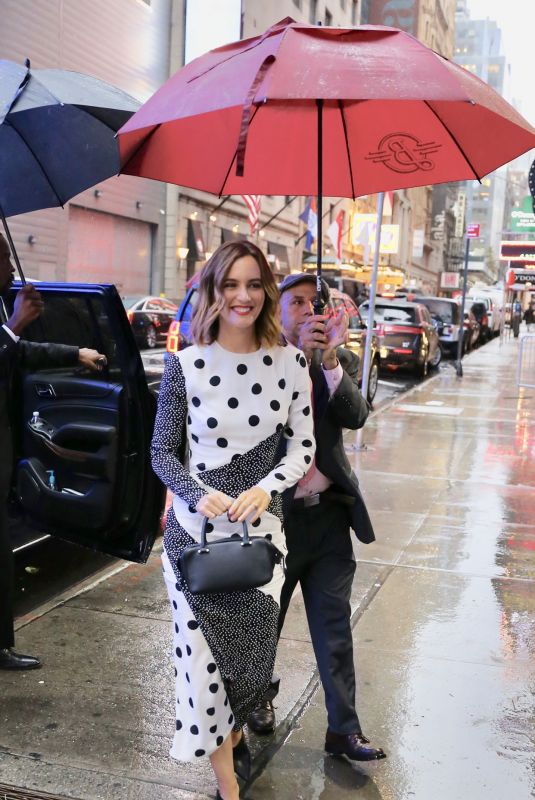 LEIGHTON MEESTER Arrives at Good Morning America in New York 09/25/2018