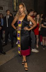 LEONA LEWIS at Versace Show at Milan Fashion Week 09/21/2018