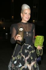 LILY ALLEN Leaves Mercury Prize Awards in London 09/20/2018