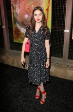 LILY COLLINS at Art of Elysium