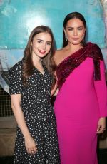 LILY COLLINS at Art of Elysium
