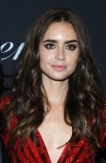 LILY COLLINS at Cartier Precious Garage Party in New York 09/05/2018