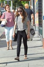 LILY COLLINS at Whole Foods Supermarket in West Hollywood 09/24/2018