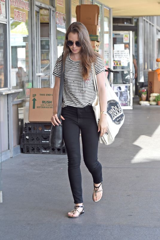 LILY COLLINS at Whole Foods Supermarket in West Hollywood 09/24/2018