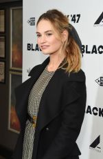 LILY JAMES at Black 