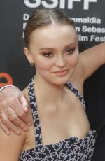 LILY-ROSE DEPP at A Faithful Man Premiere at San Sebastian Film Festival 09/22/2018