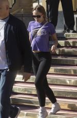 LILY-ROSE DEPP Leaves Her Hotel in San Sebastian 09/26/2018