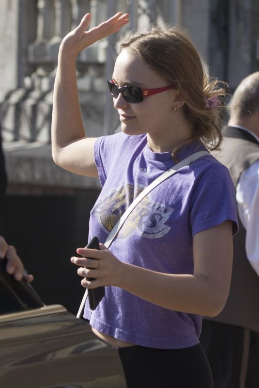 LILY-ROSE DEPP Leaves Her Hotel in San Sebastian 09/26/2018