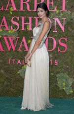 LINDA MORSELLI at Green Carpet Fashion Awards in Milan 09/23/2018