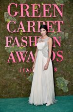 LINDA MORSELLI at Green Carpet Fashion Awards in Milan 09/23/2018