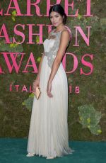 LINDA MORSELLI at Green Carpet Fashion Awards in Milan 09/23/2018