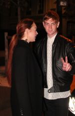 LINDSAY LOHAN Leaves Her Hotel in Paris 09/26/2018