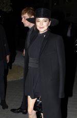 LINDSAY LOHAN Leaves Her Hotel in Paris 09/27/2018