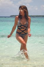 LIZZIE CUNDY in Swimsuits on the Beach in Maldives 09/08/2018