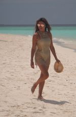 LIZZIE CUNDY in Swimsuits on the Beach in Maldives 09/08/2018