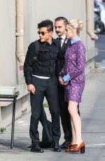 LUCY BOYNTON Arrives at Jimmy Kimmel Live in Los Angeles 09/04/2018