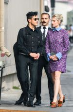 LUCY BOYNTON Arrives at Jimmy Kimmel Live in Los Angeles 09/04/2018