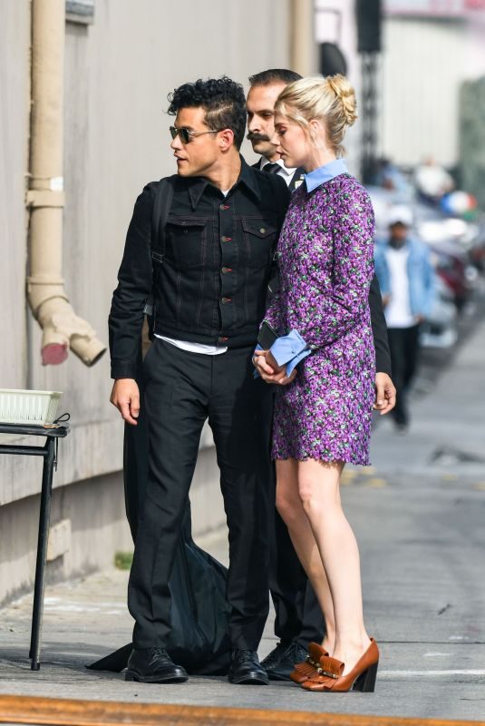 LUCY BOYNTON Arrives at Jimmy Kimmel Live in Los Angeles 09/04/2018