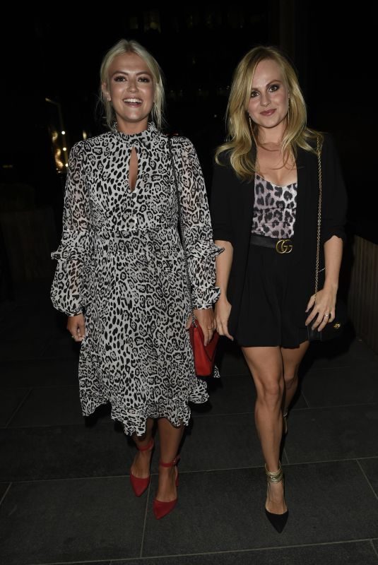 LUCY FALLON and TINA O’BRIEN at Soigne Make Up Brush Launch in Manchester 09/19/2018