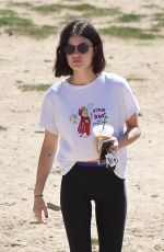 LUCY HALE at a Dog Park in Los Angeles 09/16/2018