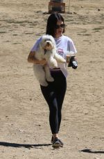 LUCY HALE at a Dog Park in Los Angeles 09/16/2018