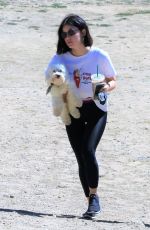 LUCY HALE at a Dog Park in Los Angeles 09/16/2018