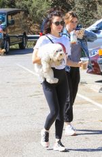 LUCY HALE at a Dog Park in Los Angeles 09/19/2018