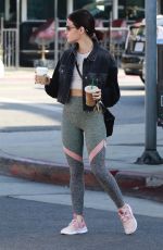 LUCY HALE at a Starbucks in Los Angeles 09/21/2018