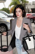 LUCY HALE at LAX Airport in Los Angeles 09/04/2018