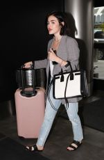 LUCY HALE at LAX Airport in Los Angeles 09/04/2018