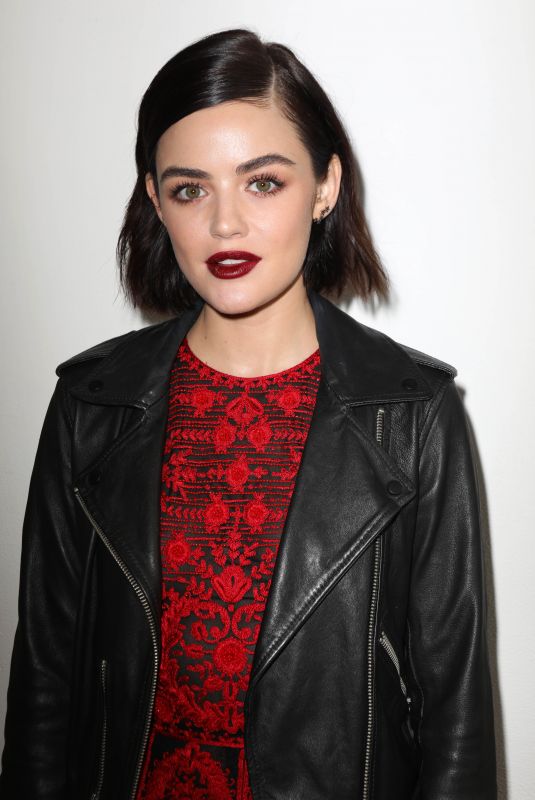 LUCY HALE at Naeem Khan Show at New York Fashion Week 09/11/2018