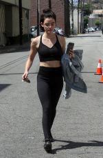 LUCY HALE Heading to a Gym in Los Angerles 09/01/2018
