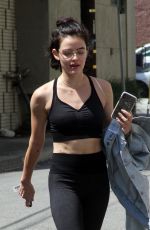LUCY HALE Heading to a Gym in Los Angerles 09/01/2018