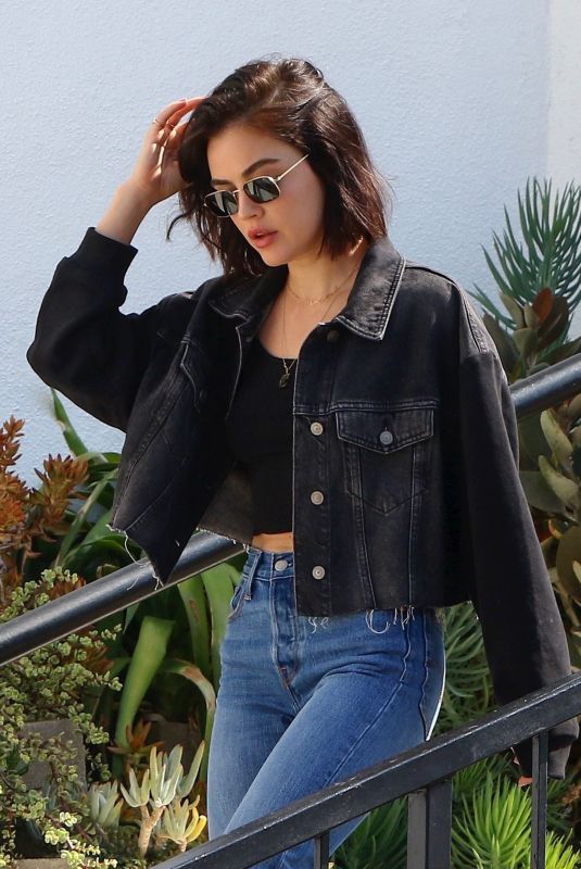 LUCY HALE in Jeans Out in Los Angeles 09/25/2018