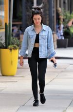 LUCY HALE Leaves a Gym in Los Angeles 09/01/2018