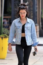 LUCY HALE Leaves a Gym in Los Angeles 09/01/2018